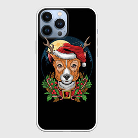 Чехол для iPhone 13 Pro Max с принтом Рождественский Оленёнок в Кировске,  |  | christmas | merry christmas | santa claus | дед мороз | ёлка | новогодние олени | новый год | оленёнок бэмби | оленёнок рудольф | с новым годом | сантаклаус | свитер с оленями | северный олень | снегурочка | снежинки