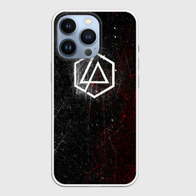 Чехол для iPhone 13 Pro с принтом Linkin Park Logo | Линкин Парк в Кировске,  |  | album | bennington | chester | green | grunge | linkin park | mike | music | rock | shinoda | style | альбом | беннингтон | гитара | гранж | линкин парк | логотип | музыка | надпись | певец | полосы | потертости | рок | честер | шинода