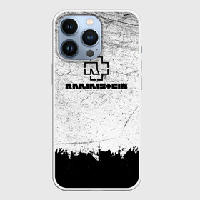 Чехол для iPhone 13 Pro с принтом Рамштайн ЧБ Гранж | Rammstein Rock в Кировске,  |  | album | grunge | music | rammstein | rock | style | альбом | германия | гитара | гранж | лейбл | линдеманн | логотип | музыка | надпись | немецкий | певец | потертости | рамштайн | рок | тиль