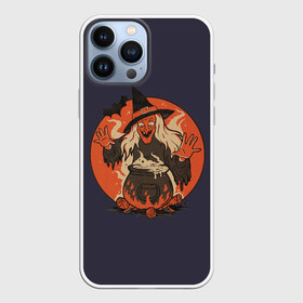 Чехол для iPhone 13 Pro Max с принтом Life Of A Witch в Кировске,  |  | bat | bonfire | broom | cauldron | evening | halloween | hat | haze | magic | mouse | night | potion | smoke | sunset | witch | witchcraft | ведьма | вечер | дым | закат | зелье | колдовство | костер | котел | летучая | магия | марево | мет