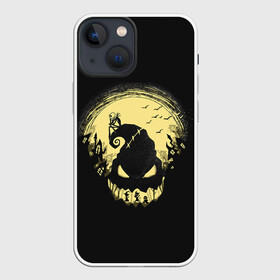 Чехол для iPhone 13 mini с принтом Кошмар Джека. The Nightmare before Christmas в Кировске,  |  | before | christmas | demon | devil | halloween | jack | lamp | night | pumpkin | skeleton | skellington | smile | witch | ведьма | демон | джек | лампа | ночь | перед | рождеством | светильник | скелет | скеллингтон | тыква | улыбка | хэлло