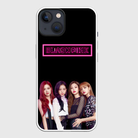 Чехол для iPhone 13 с принтом BLACKPINK NEON в Кировске,  |  | Тематика изображения на принте: black | blackpink | bts | jennie | jisoo | kim | kpop | lalisa | lisa | manoban | park | pink | rose | young | бтс | дженни | джису | ён | ким | лалиса | лиса | манобан | пак | розэ | че