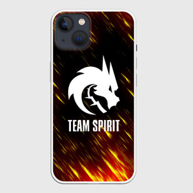 Чехол для iPhone 13 с принтом Team Spirit   Тим Спирит. в Кировске,  |  | Тематика изображения на принте: cs go | dota | dota 2 | team spirit | дракон | киберспорт | кс го | спирит | тим спирит