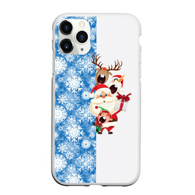 Чехол для iPhone 11 Pro матовый с принтом Подарок от Санты в Кировске, Силикон |  | christmas | merry christmas | santa claus | гном | дед мороз | ёлка | зима | мороз | новый год | олень | подарок | праздник | рождество | с новым годом | санта клаус | снеговик | снегурочка | снежинки