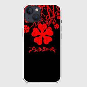 Чехол для iPhone 13 с принтом Дерево с Чёрный клевером. в Кировске,  |  | asta | black bull | black clover | bull | clover | аста | бык | клевер | чёрный бык | чёрный клевер