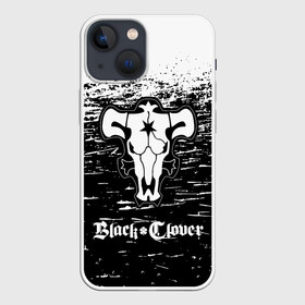 Чехол для iPhone 13 mini с принтом Чёрный клевер: Бык. в Кировске,  |  | asta | black bull | black clover | bull | clover | аста | бык | клевер | чёрный бык | чёрный клевер