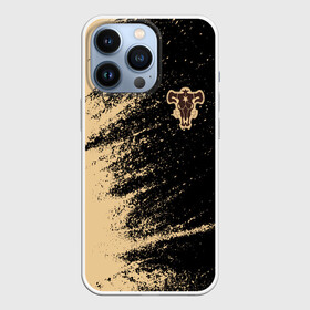 Чехол для iPhone 13 Pro с принтом Black clover bull. в Кировске,  |  | asta | black bull | black clover | bull | clover | аста | бык | клевер | чёрный бык | чёрный клевер