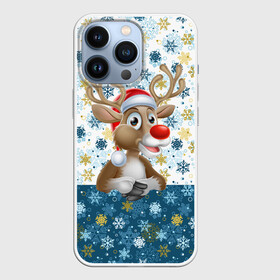 Чехол для iPhone 13 Pro с принтом Весёлый Оленёнок в Кировске,  |  | christmas | santa claus | дед мороз | ёлка | зима | игрушки | лось | мороз | новогодние олени | новый год | оленёнок бэмби | оленёнок рудольф | олень | подарок | праздник | рождество | с новым годом | сантаклаус