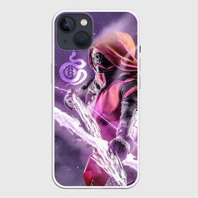 Чехол для iPhone 13 с принтом DESTINY 2 HUNTER LOGO в Кировске,  |  | bungie | cayde 6 | cyd6 | destiny | destiny 2 | forsaken | gambit | ghost | hunter | light | mara sov | titan | warlock | банги | варлок | габмит | дестини | дестини 2 | зур | кейд | кейд 6 | коро | мара сов | отвергнутые 