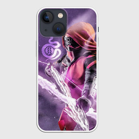 Чехол для iPhone 13 mini с принтом DESTINY 2 HUNTER LOGO в Кировске,  |  | bungie | cayde 6 | cyd6 | destiny | destiny 2 | forsaken | gambit | ghost | hunter | light | mara sov | titan | warlock | банги | варлок | габмит | дестини | дестини 2 | зур | кейд | кейд 6 | коро | мара сов | отвергнутые 