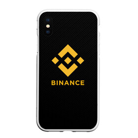 Чехол для iPhone XS Max матовый с принтом БИНАНС ЛОГО CARBON BINANCE LOGO в Кировске, Силикон | Область печати: задняя сторона чехла, без боковых панелей | bitcoin | blockchain | btc | cardano | crypto | ethereum | polkadot | tether | xrp | бинанс | биткоин | блокчейн | валюта | деньги | криптовалюта | майнер | майнинг | цифровая валюта | цифровое золото | эфир