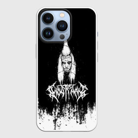 Чехол для iPhone 13 Pro с принтом GHOSTEMANE Hip Hop Grunge | Гостмейн в Кировске,  |  | gang | ghostemane | glitch | grunge | halloween | hiphop | monada | music | rap | trash | генг | гостмейн | гостмэйн | гранж | знак | меркури | монада | музыка | надпись | потертости | призрак | реп | рэп | символ | треш | хеллоуин | хипхоп