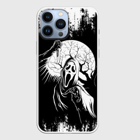 Чехол для iPhone 13 Pro Max с принтом Крик Хэллоуин Хоррор | Scream Halloween в Кировске,  |  | film | grunge | halloween | moon | movie | scream | wood | ветки | гранж | дерево | кино | крик | луна | маска | ужастик | фильм | хеллоуин | хоррор | хэллоуин