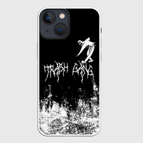 Чехол для iPhone 13 mini с принтом Ghostemane Mercury Trash Gang | Гостмейн Призрак в Кировске,  |  | ghostemane | grunge | halloween | music | rap | гостмейн | гостмэйн | гранж | знак | клоун | меркури | музыка | мульт | надпись | потертости | призрак | реп | рэп | хеллоуин | хэллоуин