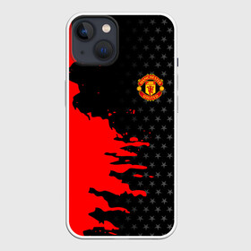 Чехол для iPhone 13 с принтом МАНЧЕСТЕР ЮНАЙТЕД | FCMU | MANCHESTER UNITED RED DEVIL в Кировске,  |  | fc | fcmu | football | football club | manchester united | red devils | sport | красные дьяволы | манчестер юнайтед | спорт | фк | фкмю | футбол | футбольный клуб