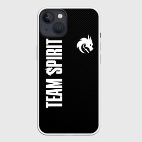 Чехол для iPhone 13 с принтом TEAM SPIRIT WHITE LOGO   ТИМ СПИРИТ в Кировске,  |  | Тематика изображения на принте: collapse | cs go | cyber | cybersport | dota 2 | dragon | hearthstone | miposhka | mira | russia | spirit | spirited | team spirit | the international | torontotokyo | ts | yatoro | дракон | кибер | киберспорт | киберспортсмен | кс го | россия |