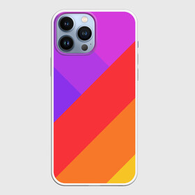 Чехол для iPhone 13 Pro Max с принтом РАДУЖНАЯ ГЕОМЕТРИЯ   RAINBOW GEOMETRY в Кировске,  |  | abstraction | geometry | hexagon | neon | paints | rainbow | stripes | texture | triangle | абстракция | брызги | геометрия | краски | неон | радуга | соты | текстура