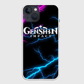 Чехол для iPhone 13 с принтом GENSHIN IMPACT NEON FLASH | НЕОНОВЫЕ РАЗРЯДЫ МОЛНИЙ в Кировске,  |  | amber | anime | genshin impact | girl | jean | lisa | paimon | xiao | zelda | анемо | аниме | геншен импакт | геншин импакт | геншин эмпакт | геншинимпакт | девушка | игры | кли | лиза | паймон | пеймон | персонажи | сяо | тян