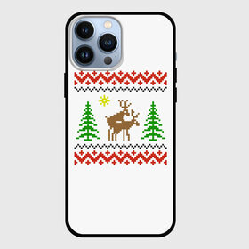 Чехол для iPhone 13 Pro Max с принтом Олени (sexy) в Кировске,  |  | love | playboy | вышиванка | вышивка крестом | для влюбленных | любовь | неприличные олени | новогодние олени | олени | орнамент | плейбой | прикол | рождественские олени | свитер с оленями | се