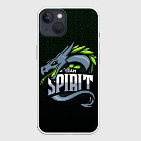 Чехол для iPhone 13 с принтом ФОРМА TEAM SPIRIT | ТИМ СПИРИТ в Кировске,  |  | Тематика изображения на принте: collapse | cs go | cyber | cybersport | dota 2 | dragon | hearthstone | miposhka | mira | russia | spirit | spirited | team spirit | torontotokyo | ts | yatoro | дракон | кибер | киберспорт | киберспортсмен | кс го | россия | спирит | спиритед |