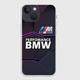 Чехол для iPhone 13 mini с принтом BMW Perfomance в Кировске,  |  | bmw | bmw motorsport | автопром | автоспорт | бмв | бумер | бэха | фанат бмв