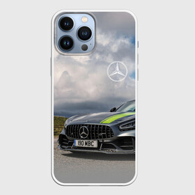 Чехол для iPhone 13 Pro Max с принтом Mercedes V8 Biturbo Racing Team AMG в Кировске,  |  | car | germany | mercedes | motorsport | nature | power | prestige | racing | team | автомобиль | автоспорт | германия | гонка | мерседес | мощь | престиж | природа