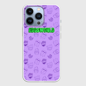 Чехол для iPhone 13 Pro с принтом Pattern EDDSWORLD в Кировске,  |  | Тематика изображения на принте: головы | надпись | паттерн | персонажи | узор