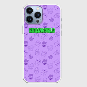 Чехол для iPhone 13 Pro Max с принтом Pattern EDDSWORLD в Кировске,  |  | головы | надпись | паттерн | персонажи | узор