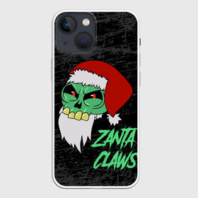 Чехол для iPhone 13 mini с принтом Zanta Claws. в Кировске,  |  | зомби | персонаж | санта | труп