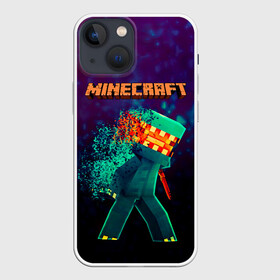 Чехол для iPhone 13 mini с принтом Minecraft АНАРХИЯ в Кировске,  |  | craft | creep | creeper | keeper | mine | minecraft | бесшумный мобкамикадзе | блоки | добывать | зелёное четырёхногое существо | зелёный | компьютерная игра | крафт | крипер | кубики | майн | майнкрафт | манкрафт