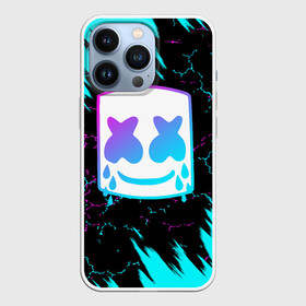 Чехол для iPhone 13 Pro с принтом MARSHMELLO NEON: МАРШМЕЛЛО НЕОН. в Кировске,  |  | america | dj | halloween | marshmello | marshmello halloween | usa | америка | маршмелло | маршмелло хеллоуин | хеллоуин