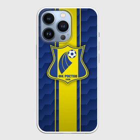 Чехол для iPhone 13 Pro с принтом ФК Ростов в Кировске,  |  | background | football | football club | rostov | sports | texture | ростов | рпл | спорт | текстура | фон | футбол | футбольный клуб