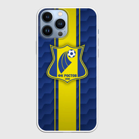 Чехол для iPhone 13 Pro Max с принтом ФК Ростов в Кировске,  |  | background | football | football club | rostov | sports | texture | ростов | рпл | спорт | текстура | фон | футбол | футбольный клуб