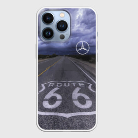 Чехол для iPhone 13 Pro с принтом Мерседес, трасса 66 в Кировске,  |  | mercedes | nature | road | route | sky | speed | дорога | мерседес | небо | природа | скорость | трасса 66 | шоссе