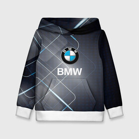 Детская толстовка 3D с принтом [BMW] Logo в Кировске, 100% полиэстер | двухслойный капюшон со шнурком для регулировки, мягкие манжеты на рукавах и по низу толстовки, спереди карман-кенгуру с мягким внутренним слоем | bmw | bmw performance | m | motorsport | performance | бмв | моторспорт