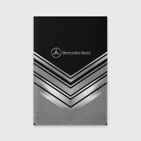 Обложка для паспорта матовая кожа с принтом [Mercedes-Benz] Текстура в Кировске, натуральная матовая кожа | размер 19,3 х 13,7 см; прозрачные пластиковые крепления | amg | mercedes | mercedesamg gt | sport | амг | мерседес | мерседесбенц амг | спорт