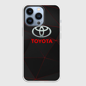 Чехол для iPhone 13 Pro с принтом [Toyota] Тонкие линии неона в Кировске,  |  | Тематика изображения на принте: auto | sport | toyota | авто | автомобиль | бренд | спорт | тойота