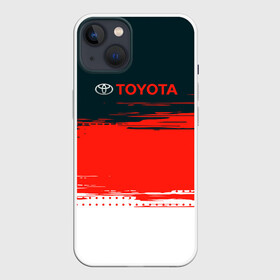 Чехол для iPhone 13 с принтом [Toyota] Texture в Кировске,  |  | Тематика изображения на принте: auto | sport | texture | toyota | авто | автомобиль | бренд | спорт | текстура | тойота