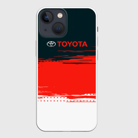 Чехол для iPhone 13 mini с принтом [Toyota] Texture в Кировске,  |  | auto | sport | texture | toyota | авто | автомобиль | бренд | спорт | текстура | тойота