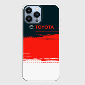 Чехол для iPhone 13 Pro Max с принтом [Toyota] Texture в Кировске,  |  | Тематика изображения на принте: auto | sport | texture | toyota | авто | автомобиль | бренд | спорт | текстура | тойота