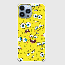 Чехол для iPhone 13 Pro Max с принтом Губка Боб   SpongeBob pattern в Кировске,  |  | sponge bob | spongebob | губка боб | квадратные штаны | сквэр пэнтс | спанч боб