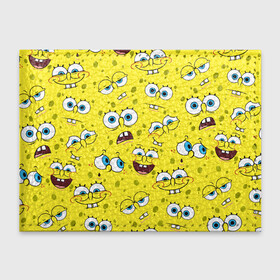 Обложка для студенческого билета с принтом Губка Боб   SpongeBob pattern в Кировске, натуральная кожа | Размер: 11*8 см; Печать на всей внешней стороне | Тематика изображения на принте: sponge bob | spongebob | губка боб | квадратные штаны | сквэр пэнтс | спанч боб