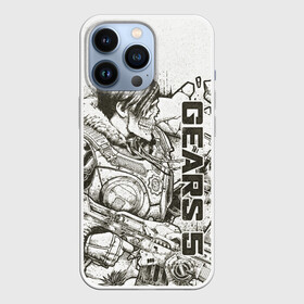 Чехол для iPhone 13 Pro с принтом Gears 5 (Gears of War)  Кейт Диаз в Кировске,  |  | Тематика изображения на принте: gears 5 | gears of war | винтовка лансер | игры | кейт диаз | череп | шестнрёнка