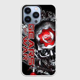 Чехол для iPhone 13 Pro с принтом Gears of War   Gears 5 в Кировске,  |  | gears 5 | gears of war | винтовка лансер | игры | череп | шестерёнка