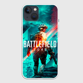 Чехол для iPhone 13 с принтом Battlefield 2042 игровой арт в Кировске,  |  | 2042 | action | art | battlefield | cover | game | shooter | автомат | арт | батла | война | игра | обложка | оружие | солдат | стрелялка | шутер