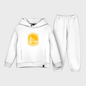 Детский костюм хлопок Oversize с принтом Golden state Warriors NBA в Кировске,  |  | basketball | golden state | golden state warriors | gsw | nba | usa | америка | баскетболл | голден стэйт уорриорз | гсв | лого баскетбольных клубов | нба | сша