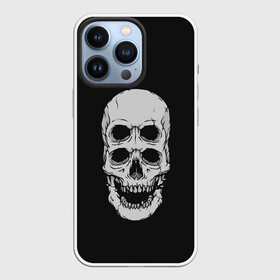Чехол для iPhone 13 Pro с принтом Terrible Skull в Кировске,  |  | Тематика изображения на принте: bone | bones | halloween | horrible | monster | mutant | old | scary | siamese | sinister | skeleton | skull | terrible | twin | близнец | зловещий | кости | кость | монстр | мутант | сиамский | скелет | старый | страшный | ужасный | хэллоуин | череп