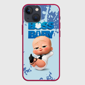 Чехол для iPhone 13 mini с принтом Boss Baby   Босс Молокосос в Кировске,  |  | baby | big boss | big boss baby | boss baby | cartoon | children | kids | the boss baby | большой босс | босс молокосос | детские | малыш | молокосос | мультик | ребенок