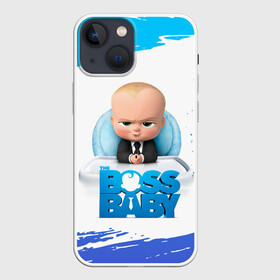 Чехол для iPhone 13 mini с принтом The Boss Baby (Босс Молокосос) в Кировске,  |  | boss baby | cartoon | the boss baby | босс молокосос | малой | мелкий | молокосос | мултик | мульт | мультфильм | пёсико