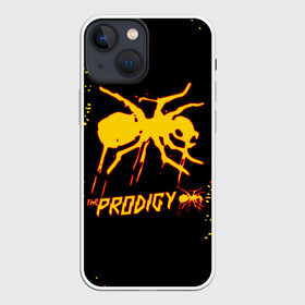 Чехол для iPhone 13 mini с принтом The Prodigy | логотип в Кировске,  |  | Тематика изображения на принте: prodigy | the prodigy | дарование | музыка | чудо